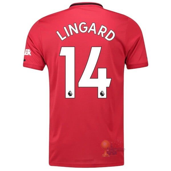 Calcio Maglie NO.14 Lingard Home Maglia Manchester United 2019 2020 Rosso