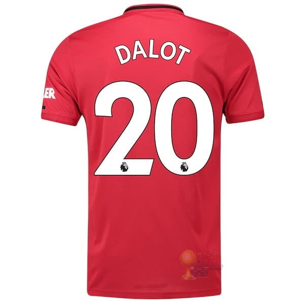 Calcio Maglie NO.20 Dalot Home Maglia Manchester United 2019 2020 Rosso
