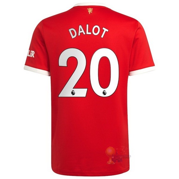 Calcio Maglie NO.20 Dalot Home Maglia Manchester United 2021 2022 Rosso