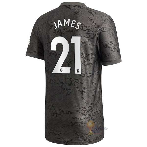 Calcio Maglie NO.21 James Away Maglia Manchester United 2020 2021 Nero