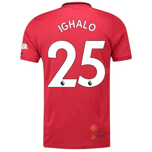 Calcio Maglie NO.25 Ighalo Home Maglia Manchester United 2019 2020 Rosso