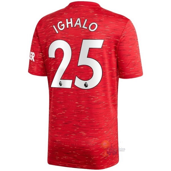 Calcio Maglie NO.25 Ighalo Home Maglia Manchester United 2020 2021 Rosso