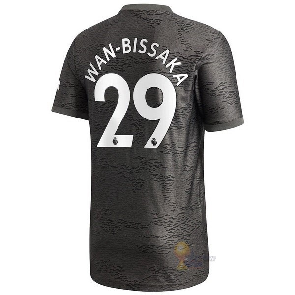 Calcio Maglie NO.29 Wan Bissaka Away Maglia Manchester United 2020 2021 Nero