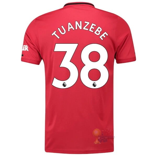 Calcio Maglie NO.38 Tuanzebe Home Maglia Manchester United 2019 2020 Rosso