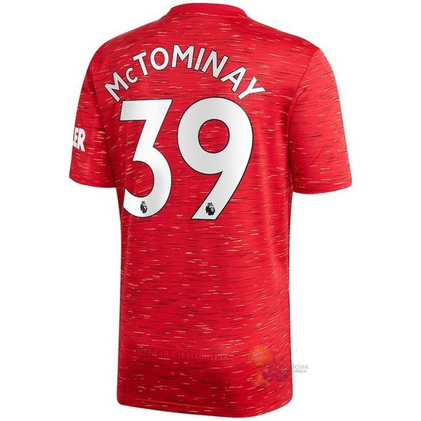 Calcio Maglie NO.39 McTominay Home Maglia Manchester United 2020 2021 Rosso