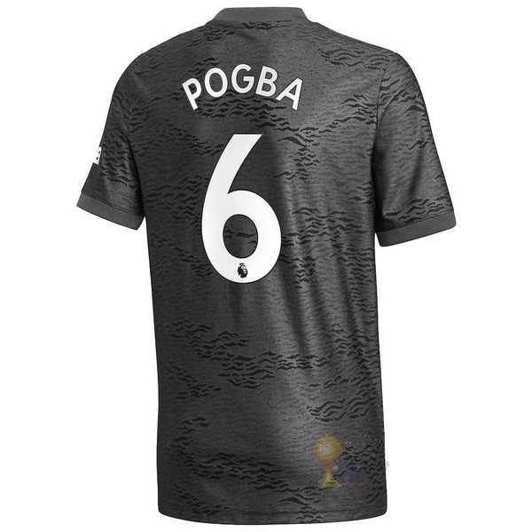 Calcio Maglie NO.6 Pogba Away Maglia Manchester United 2020 2021 Nero