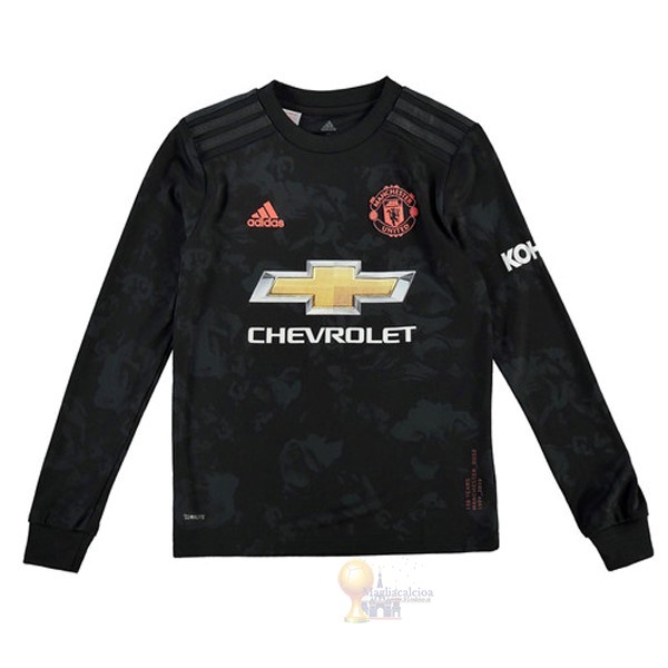 Calcio Maglie Terza Manica lunga Manchester United 2019 2020 Nero