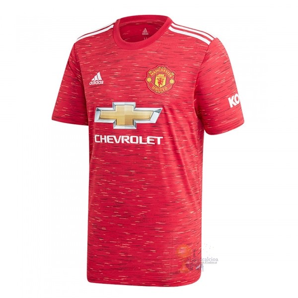 Calcio Maglie Thailandia Home Maglia Manchester United 2020 2021 Rosso