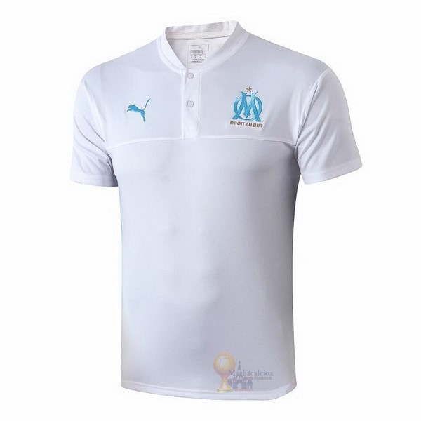 Calcio Maglie Polo Marseille 2019 2020 Bianco