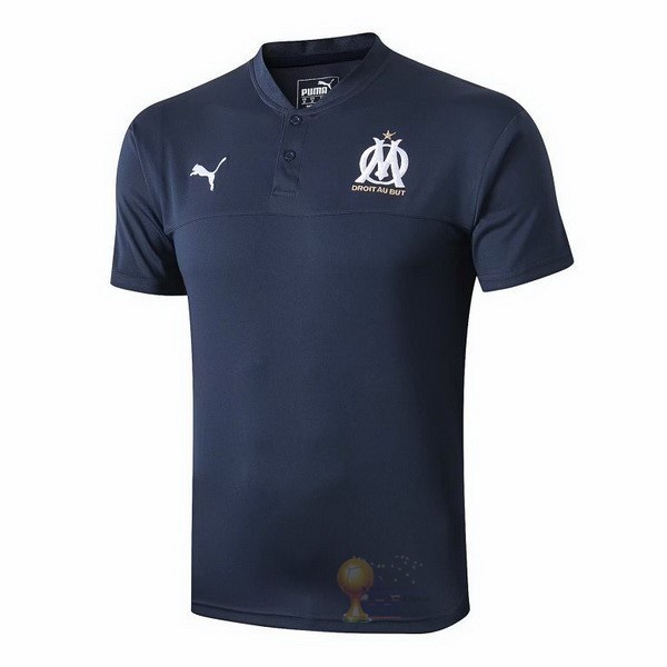 Calcio Maglie Polo Marseille 2019 2020 Blu