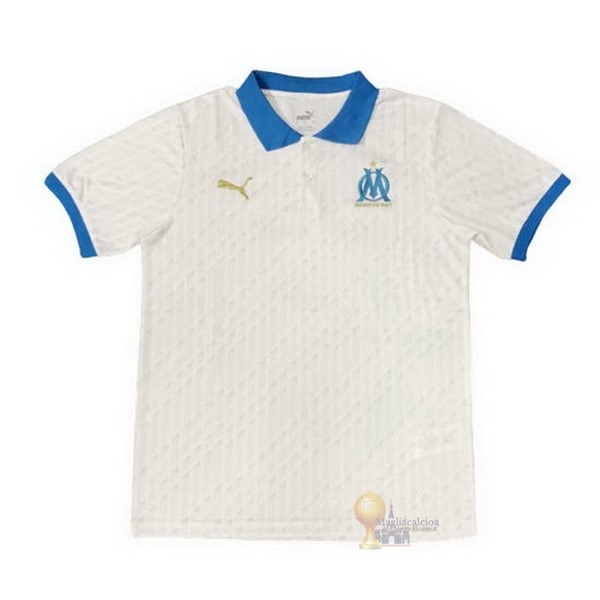 Calcio Maglie Polo Marseille 2020 2021 Bianco