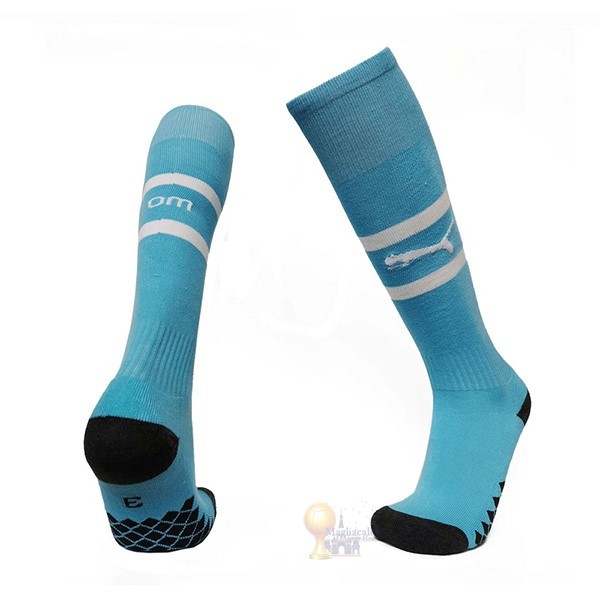 Calcio Maglie Away Calzettoni Marseille 2019 2020 Blu