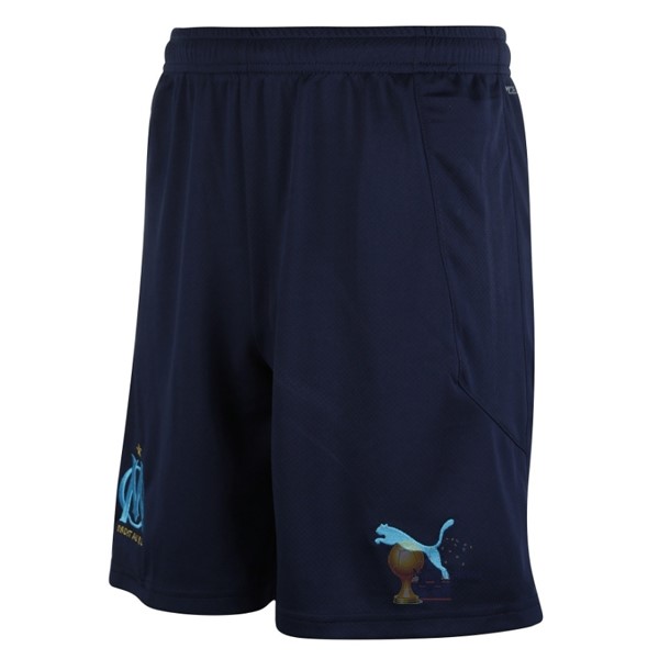 Calcio Maglie Away Pantaloni Marseille 2020 2021 Blu