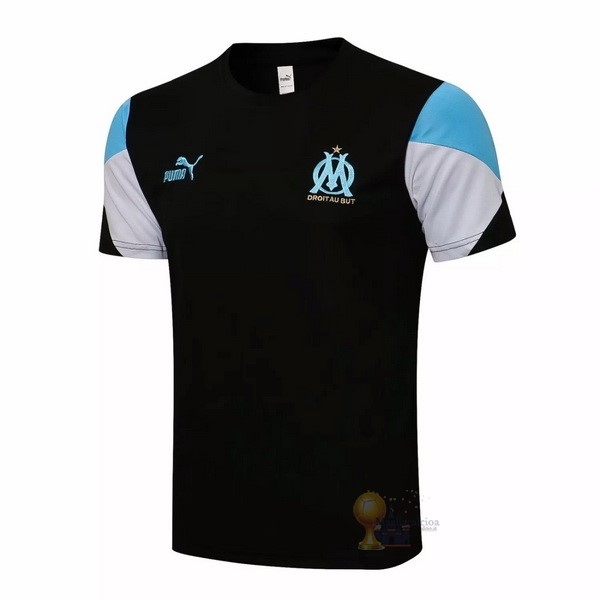 Calcio Maglie Formazione Marseille 2021 2022 Nero Blu Bianco