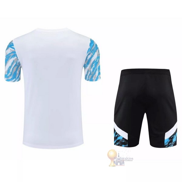 Calcio Maglie Formazione Set Completo Marseille 2021 2022 Blu