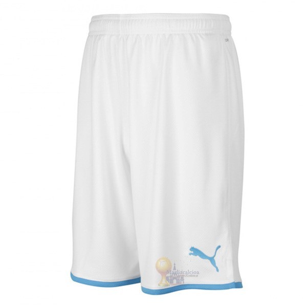 Calcio Maglie Home Pantaloni Marseille 2019 2020 Bianco