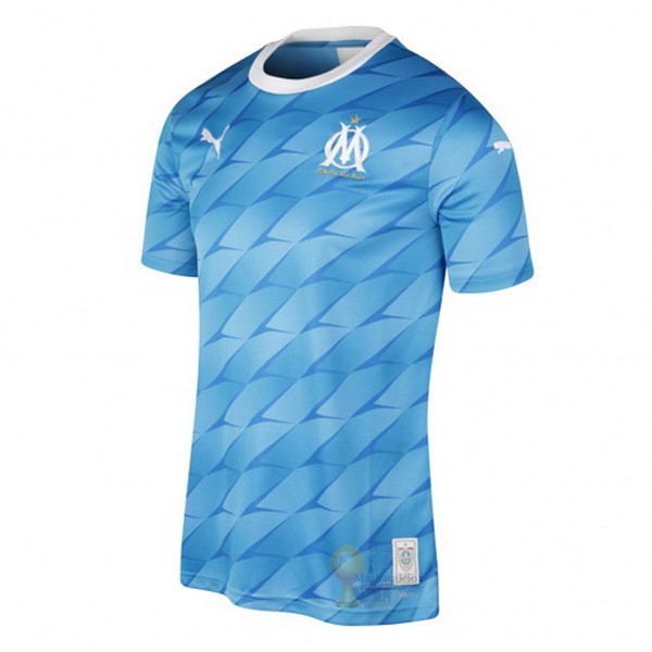 Calcio Maglie Thailandia Away Maglia Marseille 2019 2020 Blu Luce