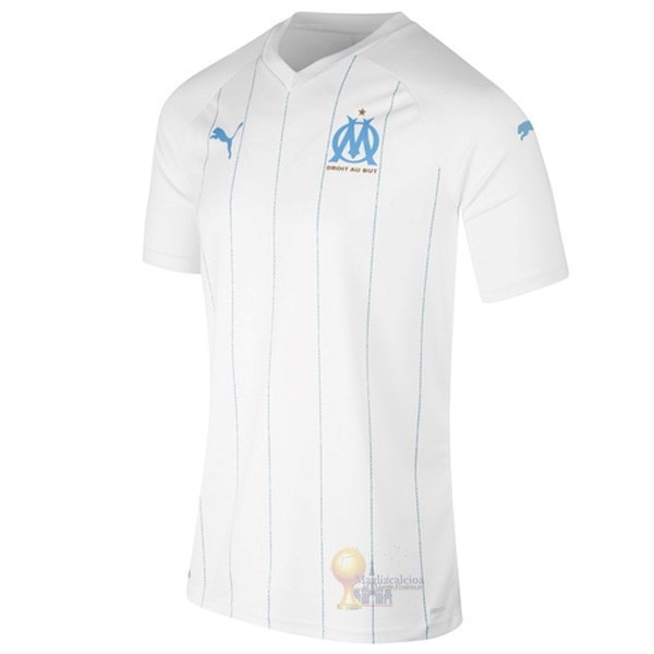 Calcio Maglie Thailandia Home Maglia Marseille 2019 2020 Bianco