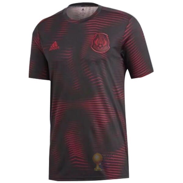 Calcio Maglie Formazione Messico 2019 Nero Rosso