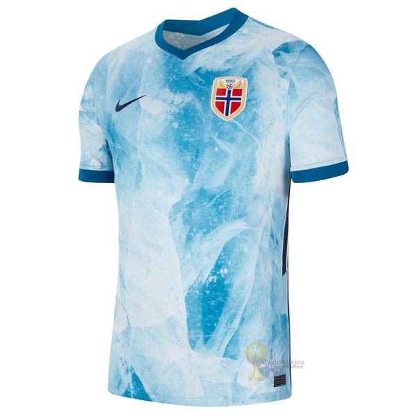 Calcio Maglie Casa Camiseta Noruega 2020 Blu