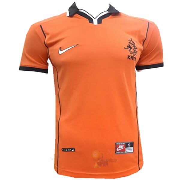 Calcio Maglie Home Maglia Paesi Bassi Retro 1998 Oroange
