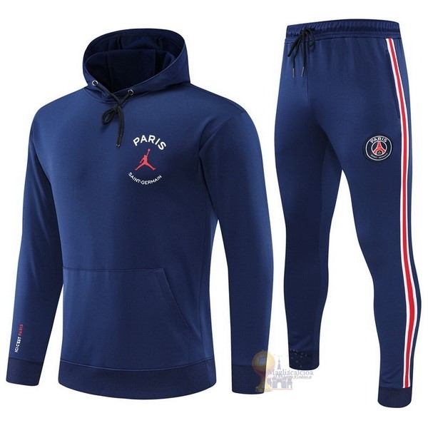 Calcio Maglie Chaqueta Con Capucha Paris Saint Germain 2022 2023 Blu
