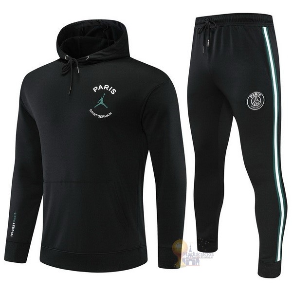 Calcio Maglie Chaqueta Con Capucha Paris Saint Germain 2022 2023 Nero Verde