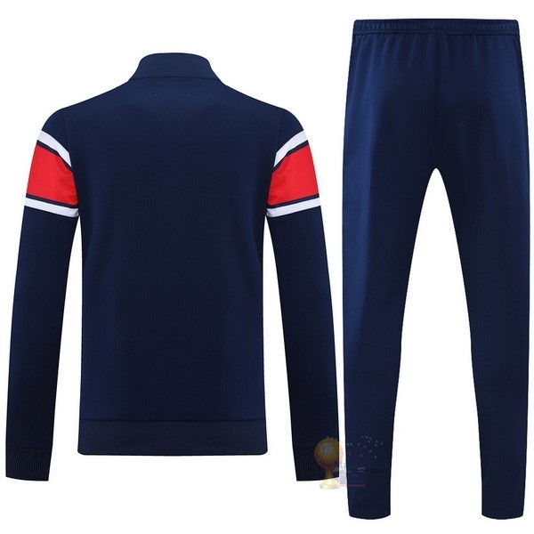 Calcio Maglie Felpa Cappuccio Paris Saint Germain 2021 2022 Blu Rosso Bianco