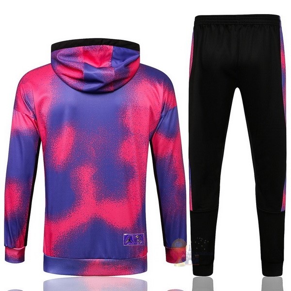Calcio Maglie Felpa Cappuccio Paris Saint Germain 2021 2022 Purpureo Rosa Nero