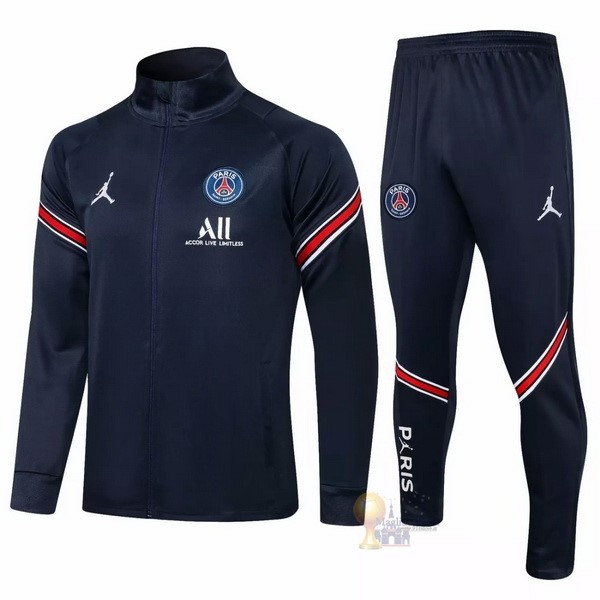 Calcio Maglie Giacca Paris Saint Germain 2021 2022 Blu Navy