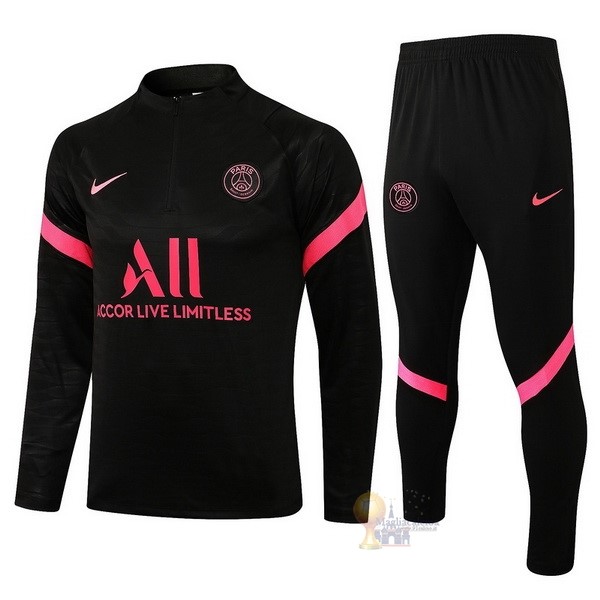 Calcio Maglie Giacca Paris Saint Germain 2021 2022 Nero II Rosa