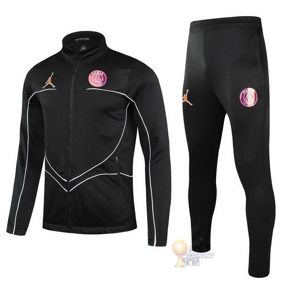 Calcio Maglie Giacca Paris Saint Germain 2021 2022 Nero I Purpureo