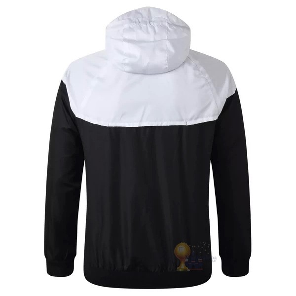 Calcio Maglie Giacca a vento Paris Saint Germain 2020 2021 Bianco Nero