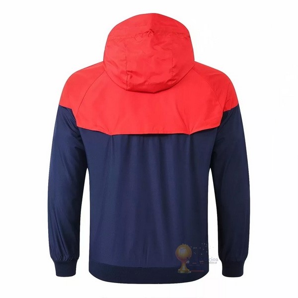 Calcio Maglie Giacca a vento Paris Saint Germain 2020 2021 Blu Navy Rosso