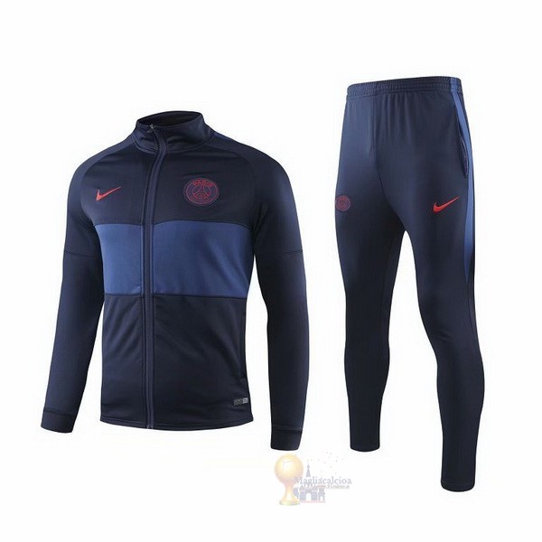 Calcio Maglie Tuta Presentazione Paris Saint Germain 2019 2020 Blu