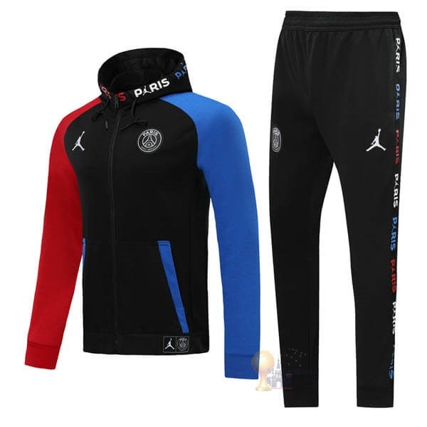 Calcio Maglie Tuta Presentazione Paris Saint Germain 2019 2020 Nero Blu Rosso