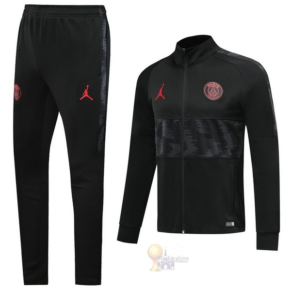 Calcio Maglie Tuta Presentazione Paris Saint Germain 2019 2020 Nero Rosso