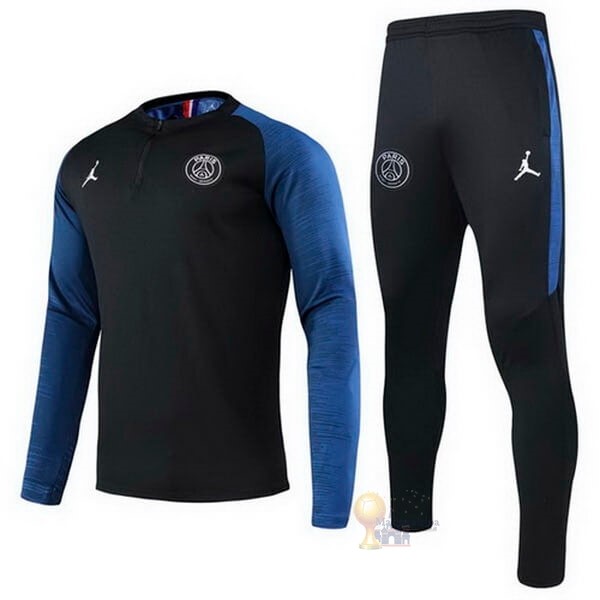Calcio Maglie Tuta Presentazione Paris Saint Germain 2020 2021 Nero Blu