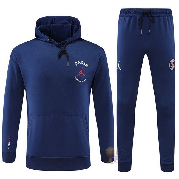 Calcio Maglie Chaqueta Con Capucha Bambino Paris Saint Germain 2022 2023 Blu