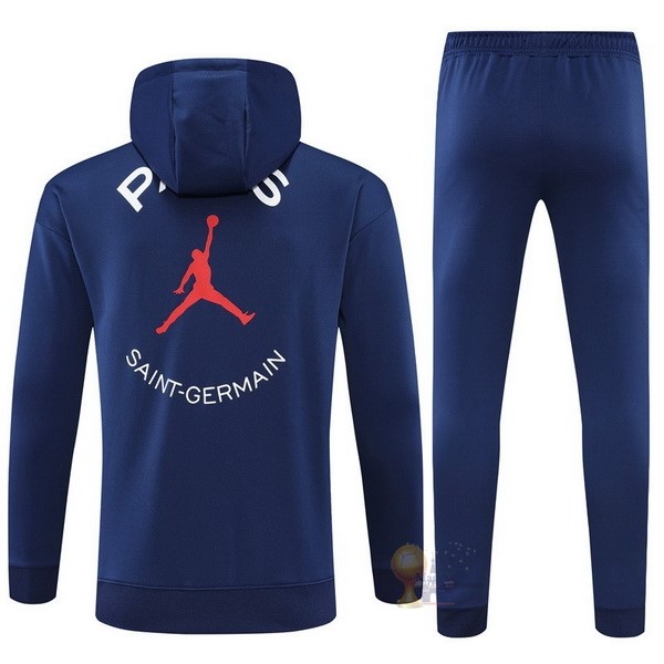 Calcio Maglie Chaqueta Con Capucha Bambino Paris Saint Germain 2022 2023 Blu