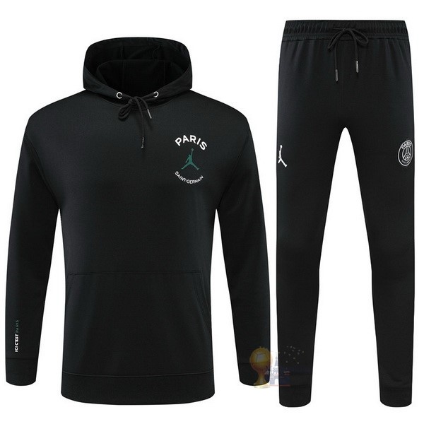 Calcio Maglie Chaqueta Con Capucha Bambino Paris Saint Germain 2022 2023 Nero