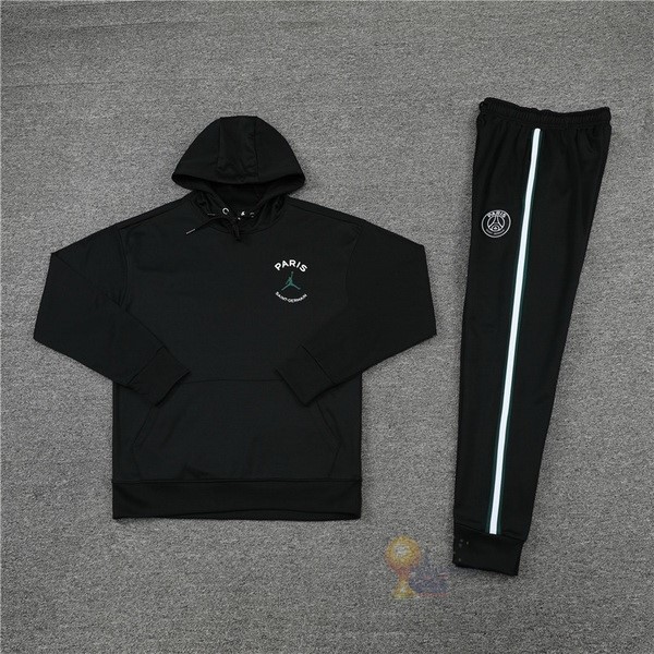 Calcio Maglie Chaqueta Con Capucha Bambino Paris Saint Germain 2022 2023 Nero
