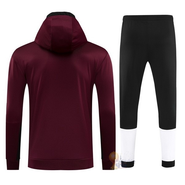 Calcio Maglie Felpa Cappuccio Bambino Paris Saint Germain 2021 2022 I Rosso Nero