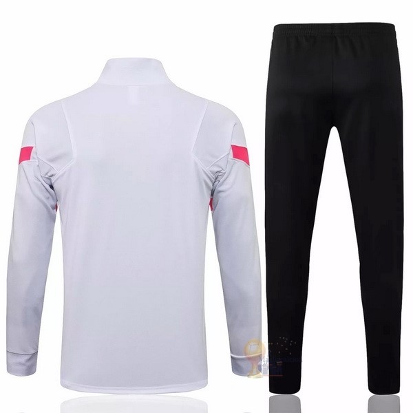 Calcio Maglie Giacca Bambino Paris Saint Germain 2021 2022 Bianco Nero Rosa