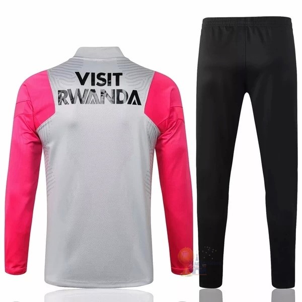 Calcio Maglie Giacca Bambino Paris Saint Germain 2021 2022 Grigio Rosa Nero