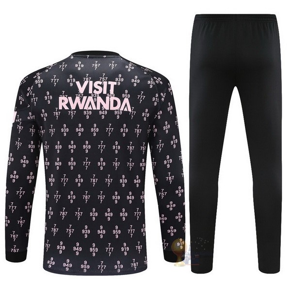 Calcio Maglie Giacca Bambino Paris Saint Germain 2021 2022 Nero III Rosa