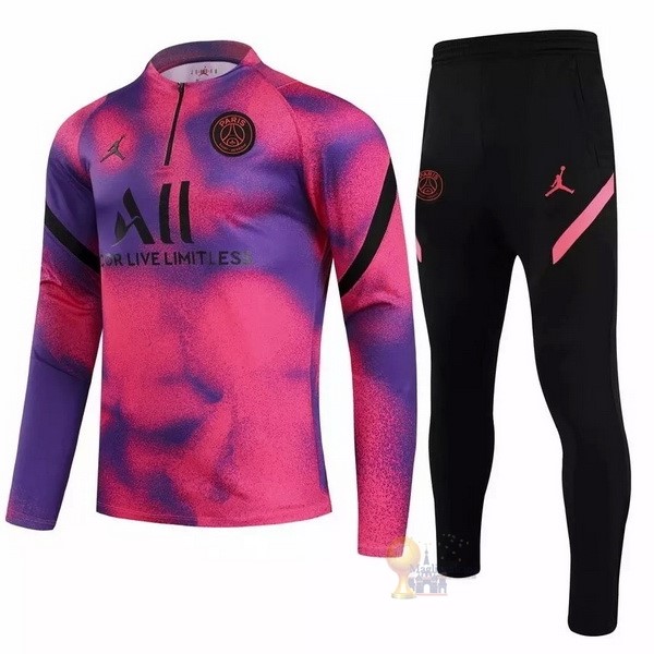 Calcio Maglie Giacca Bambino Paris Saint Germain 2021 2022 Purpureo Nero