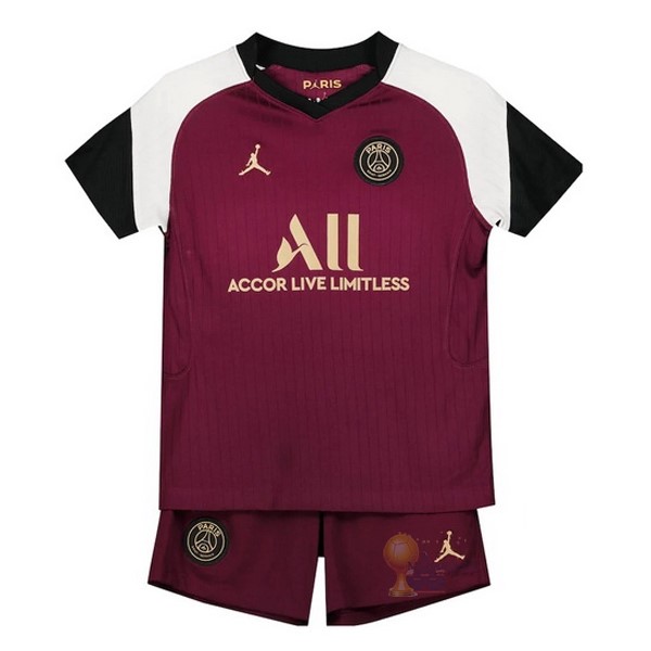 Calcio Maglie Terza Conjunto De Bambino Paris Saint Germain 2020 2021 Borgogna