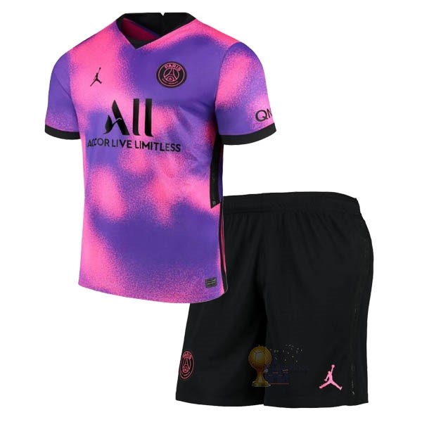 Calcio Maglie Terza Conjunto De Bambino Paris Saint Germain 2020 2021 Purpureo
