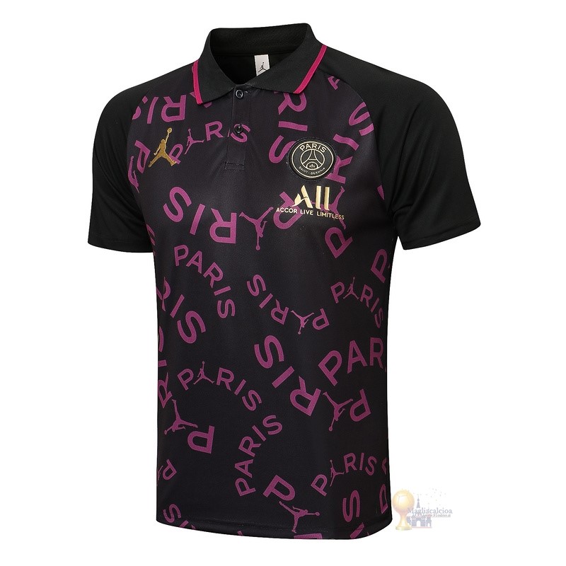 Calcio Maglie Polo Paris Saint Germain 2021 2022 Borgogna